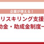 リスキリングを支援する補助金・助成金制度一覧｜企業が使える制度を紹介