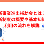 新事業進出補助金とは？新制度の概要や基本知識と利用の流れを解説