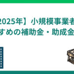 【2025年】小規模事業者におすすめの補助金・助成金14選｜ほかの支援制度も紹介